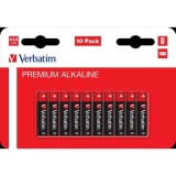 Verbatim Baterii Alkaline AAA 10 buc 49874