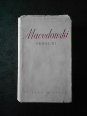 ALEXANDRU MACEDONSKI - VERSURI (1975, editura Minerva, editie bibliofila) foto