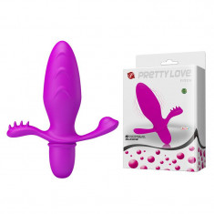 Plug anal vibrator cu 10 proeminențe 13cm foto