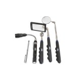 Set de instrumente telescopice pentru atelier, magnet, oglinda, lanterna, 5 piese, Satra