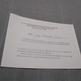 Cumpara ieftin INVITATIE SESIUNEA STIINTIFICA DE STUDII LITERARE /PERIOADA COMUNISTA /DEJ 1980