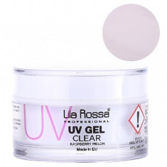 Gel UV Unghii Lila Rossa Professional Clear Raspberry Melon 15g E1021 foto