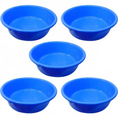 5 x Lighean rotund din plastic 30L