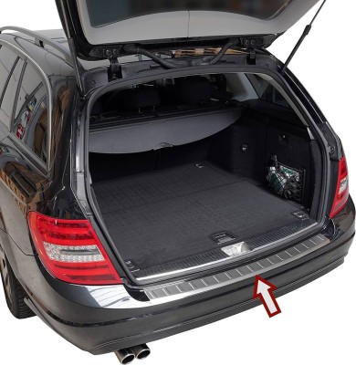 Ornament inox protectie portbagaj compatibil MERCEDES C CLASS W204 (2007-2014) BREAK foto
