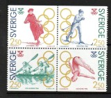 Suedia 1991 - Jocurile Olimpice, medaliati, serie neuzata