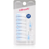 Herbadent UBrush! perii de rezerva interdentare 0,5 mm Blue 10 buc