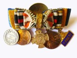 Cumpara ieftin Rară! Baretă cu 5 mini medalii militare Regatul Prusiei