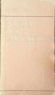 POEZIA LUI EMINESCU-ION NEGOITESCU-268177 foto