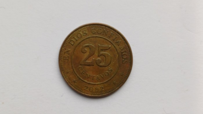 Nicaragua-25 Centavos 2002