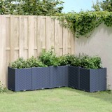 Cumpara ieftin Jardinieră de grădină, albastru gri, 160x120x53 cm, PP