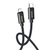 Cablu transfer date si incarcare Kaku KSC-967 tip Lightning - USB-C 27W 1m, Negru