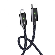 Cablu transfer date si incarcare Kaku KSC-967 tip Lightning - USB-C 27W 1m, Negru