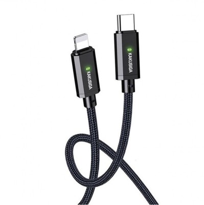 Cablu transfer date si incarcare Kaku KSC-967 tip Lightning - USB-C 27W 1m, Negru foto