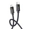 Cablu transfer date si incarcare Kaku KSC-967 tip Lightning - USB-C 27W 1m, Negru