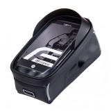 Borseta cadru bicicleta, Force Clash, cu compartiment telefon, negru Ultimate FactoryBikes
