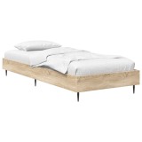 vidaXL Cadru de pat Stejar Sonoma 80 x 200 cm Lemn prelucrat 8009046