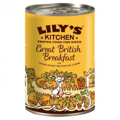 Hrana umeda pentru caini Lily&#39;s Kitchen Great British Breakfast 6 x 400g