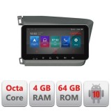 Navigatie Honda Civic 2012-2015 I-132 4+64 ecran 10.33&quot; Android Waze USB Navigatie Internet Youtube Radio CarStore Technology