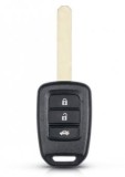 Set 2 bucati - Carcasa cheie Topautochei&amp;#174; compatibila cu Honda Accord CR-V FIT XRV VEZEL CITY JAZZ CIVIC HRV FRV GREIZ 3 butoane