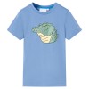 Tricou pentru copii, albastru mediu, 116 12071, vidaXL