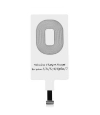 Receptor wireless Qi pentru Apple iPhone alb Choetech WP-IP-301WH foto