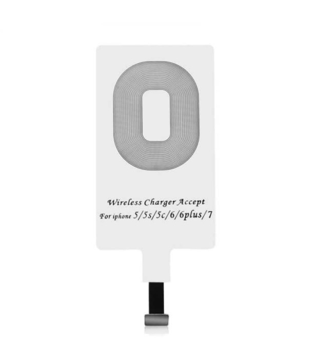 Receptor wireless Qi pentru Apple iPhone alb Choetech WP-IP-301WH