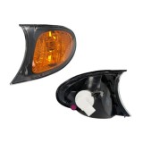 Lampa semnalizare fata Bmw Seria 3 (E46), Sedan/Combi,10.2001-06.2005, partea Stanga, Fata, reflector negru, semnal galben; fara soclu bec ; Omologar, Depo