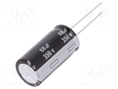 Condensator electrolitic Panasonic 68uF 350V THT &amp;Oslash;16x31,5mm foto