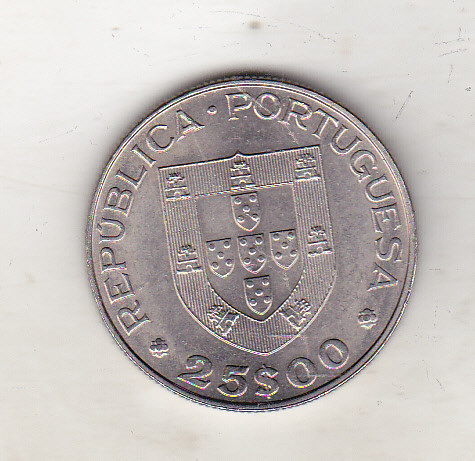 bnk mnd Portugalia 25 escudos (1985)