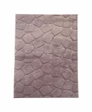 Covor Stone 3D Model in Relief Heinner 200x300 cm Maro Antiderapant Poliester