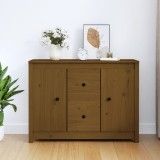 VidaXL Servantă, maro miere, 100x35x74 cm, lemn masiv de pin