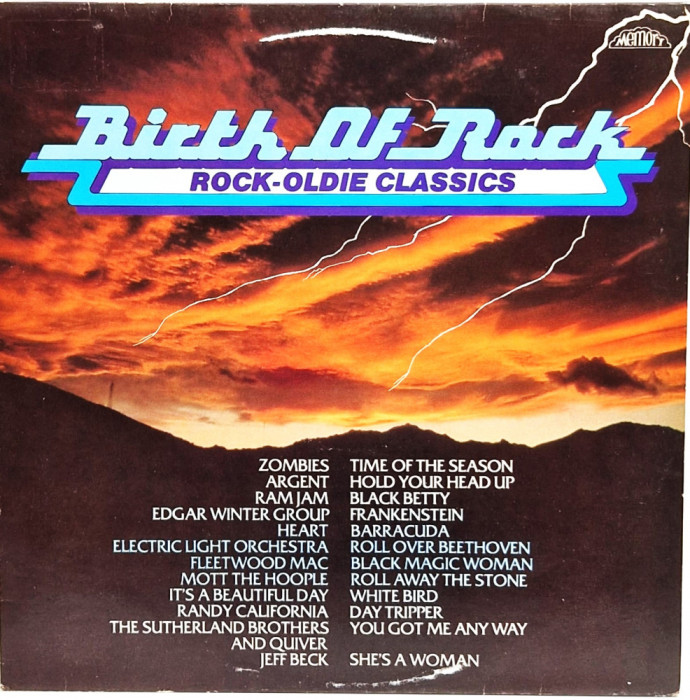 Various &lrm;&ndash; Birth Of Rock 1982 NM / VG+ vinyl LP Memory Germania art hard rock