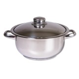 Oala inox Cocinera Zilan, 14 l, nr 32, capac inox, Zilan Floria