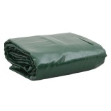 Prelata impermeabila verde 4x6 m vidaXL, 650 g/m&sup2;, rezistenta UV si la rupere, protectie mobilier gradina, remorca, auto, barca