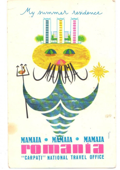 SV * MAMAIA * My Summer Residence * PROMO ONT CARPATI - RPR - 1965 * RARA !