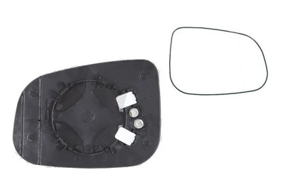 Geam oglinda exterioara cu suport fixare Jaguar Xj, 2009-; Xe, 2015-; Xk, 2010-2014; Xf, 2012-2015, Dreapta, incalzita; geam convex; cromat foto