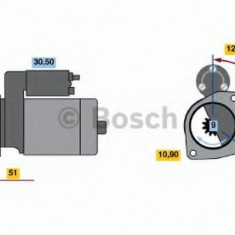 Starter MERCEDES VARIO autobasculanta (1996 - 2016) BOSCH 0 986 017 240