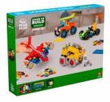 Cumpara ieftin Set constructie, Plus-Plus, 500 piese, Invata sa construiesti, Vehicule
