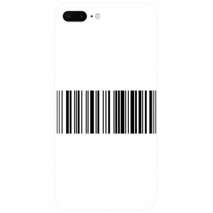 Husa silicon pentru Apple Iphone 8 Plus, Bar Code