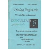 Dialog lingvistic - 111 intrebari si raspunsuri, Volumul al II-lea