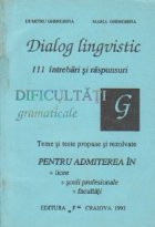 Dialog lingvistic - 111 intrebari si raspunsuri, Volumul al II-lea foto