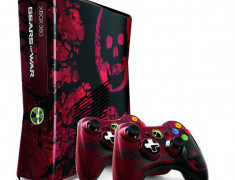 Consola Xbox 360 Gears of War 3 Limited Edition 320GB Red &amp;amp; Black cu 2 controllere (SH) foto