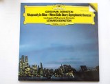 Disc Vinil: Rhapsody In Blue - West Side Story: Symphonic Dances GEORGE GERSHWIN, LEONARD BERNSTEIN, LOS ANGELES PHILHARMONIC ORCHESTRA