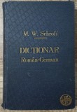 Dictionar roman-german - M. W. Schroff// 1925
