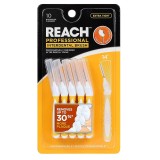 Set 6x Periute Interdentare, Reach, Professional, Extra Straight, Protejeaza Gingiile, Curatare Blan