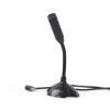 MICROFON GEMBIRD, suport tip &quot;picior&quot;, conector Jack 3.5 mm, negru, &quot;MIC-D-02&quot; (timbru verde 0.03 lei)