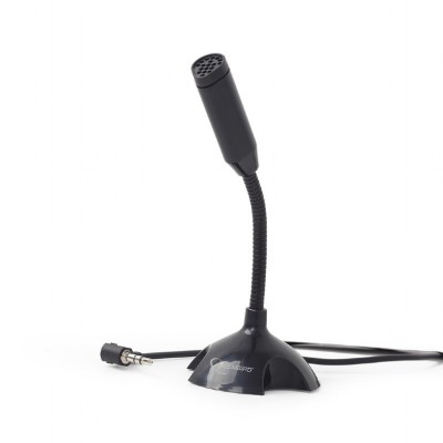 MICROFON GEMBIRD, suport tip &amp;quot;picior&amp;quot;, conector Jack 3.5 mm, negru, &amp;quot;MIC-D-02&amp;quot; (timbru verde 0.03 lei) foto