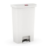 Rubbermaid Coș de gunoi step-on &bdquo;Slim Jim&rdquo; 50 L alb