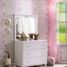 Dulap, Çilek, Romantica Dresser, 90x84x50 cm, Multicolor
