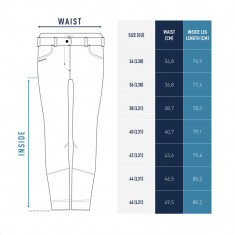 Pantalon stretch hidrofob Iarnă/ Drumeție pe Zăpadă SH520 X-Warm Damă